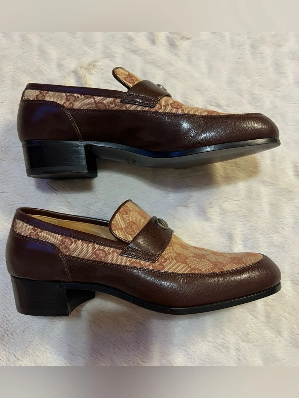 Gucci Monogram LOGO jacquard loafer, UK 5